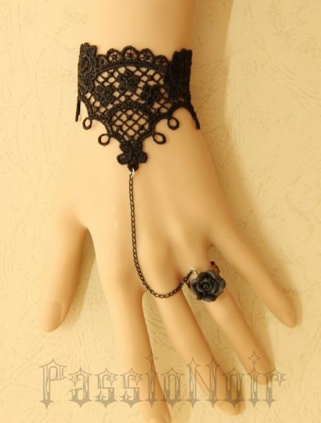 Pulseira + Anel Preto
